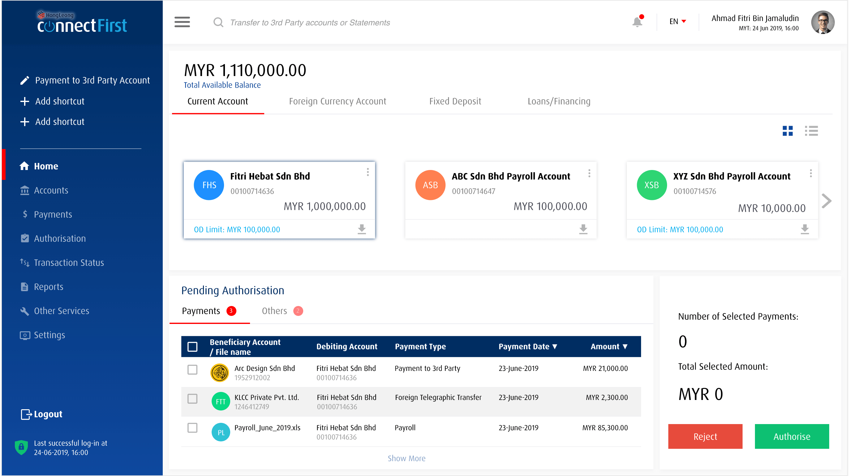 Desktop Dashboard